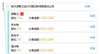 哈尔滨聚立会计代理记帐有限责任公司